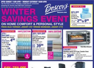 Boscov’s Weekly Ad Jan 21 – Jan 27, 2021