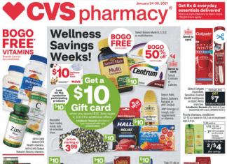 CVS Weekly Ad Jan 24 – Jan 30, 2021