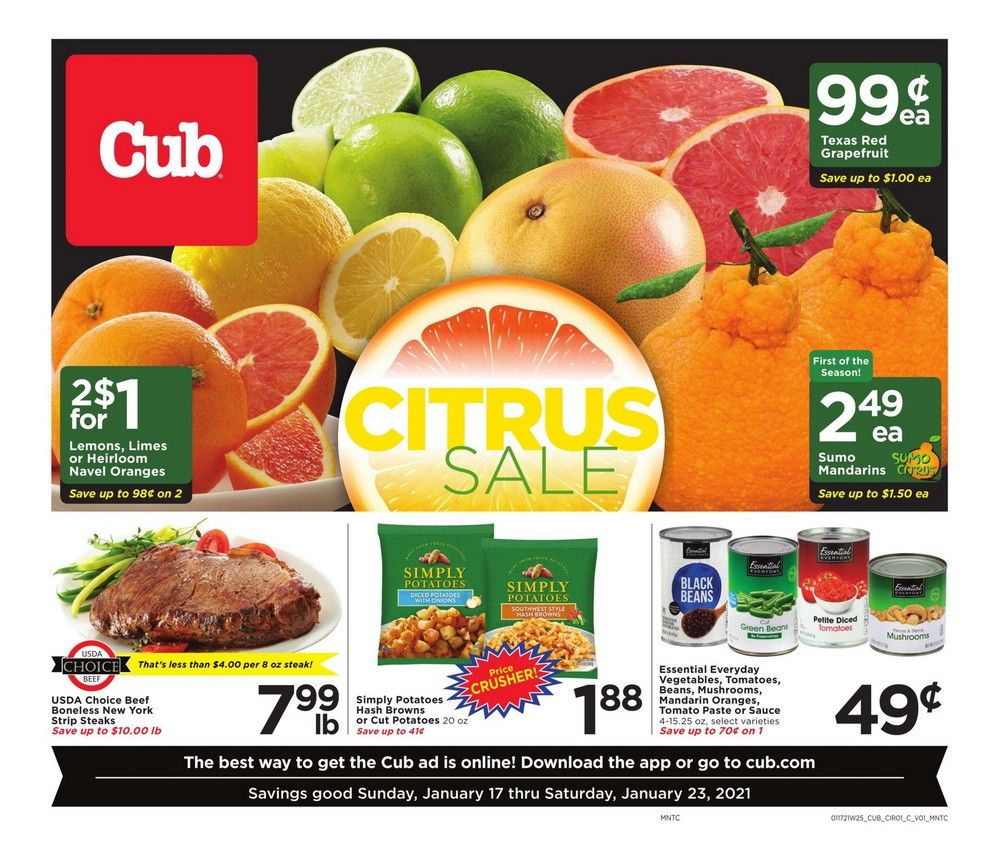 Cub Foods Weekly Ad Jan 17 Jan 23, 2021