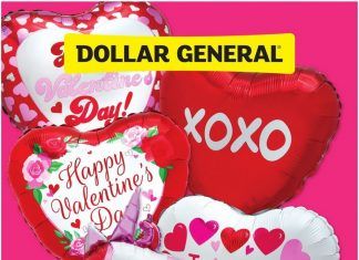 Dollar General Valentine’s Day Sale Jan 14 – Feb 14, 2021