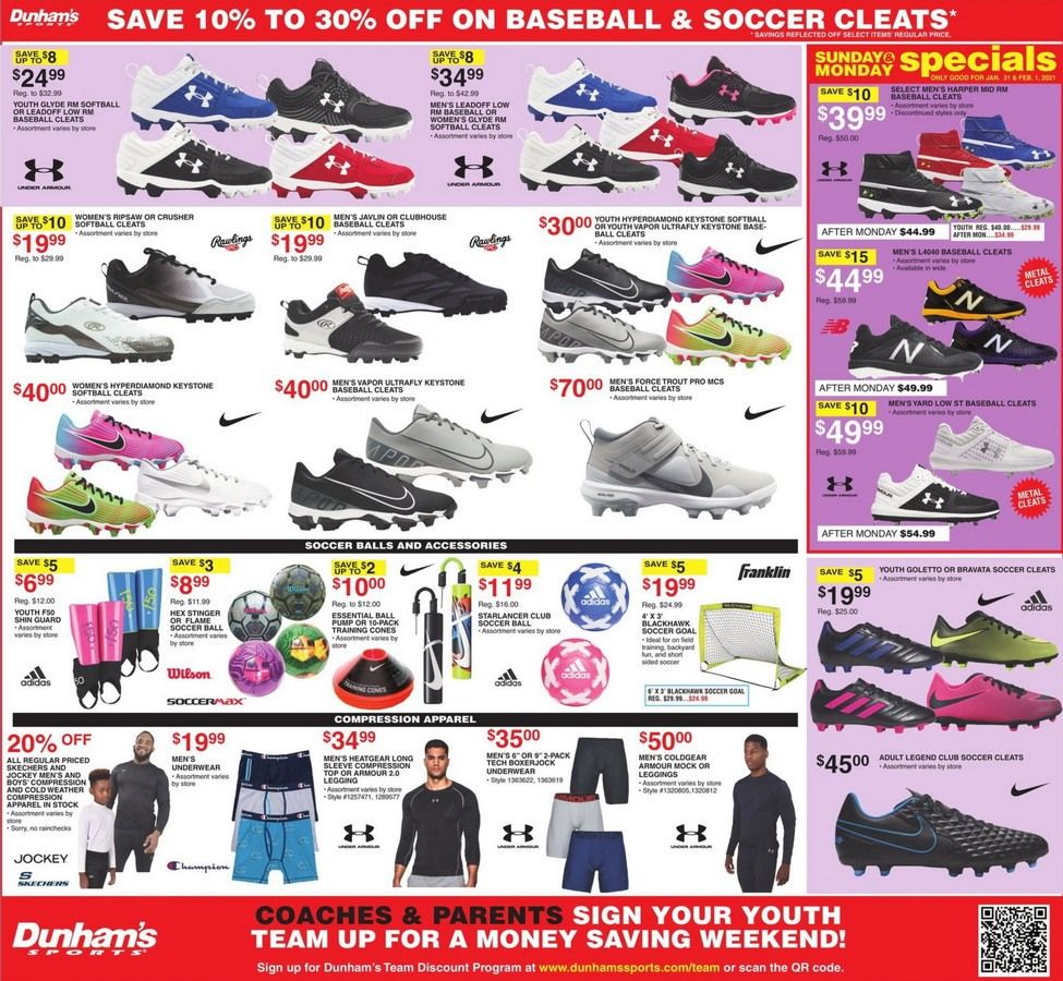 Dunham's Sports Weekly Ad Jan 30 Feb 11, 2021