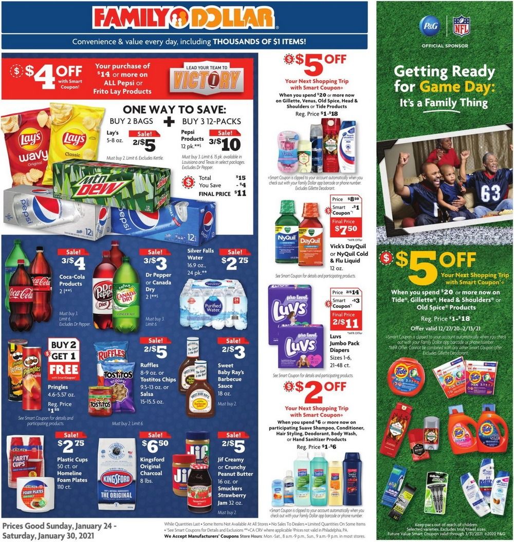 Family Dollar Weekly Ad Jan 24 Jan 30, 2021