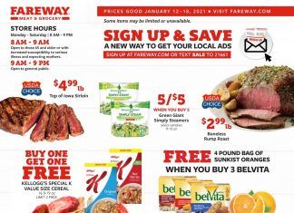 Fareway Weekly Ad Jan 12 – Jan 18, 2021