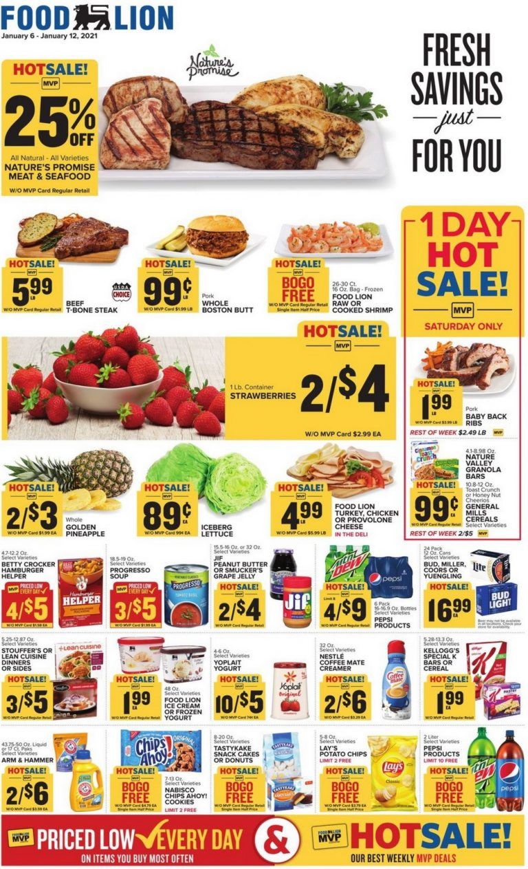 Food Lion Weekly Ad Jan 06 Jan 12, 2021