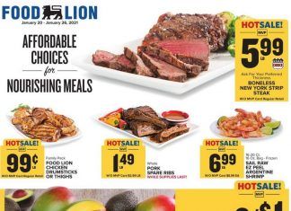 Food Lion Weekly Ad Jan 20 – Jan 26, 2021
