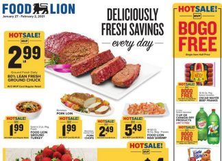 Food Lion Weekly Ad Jan 27 – Feb 02, 2021