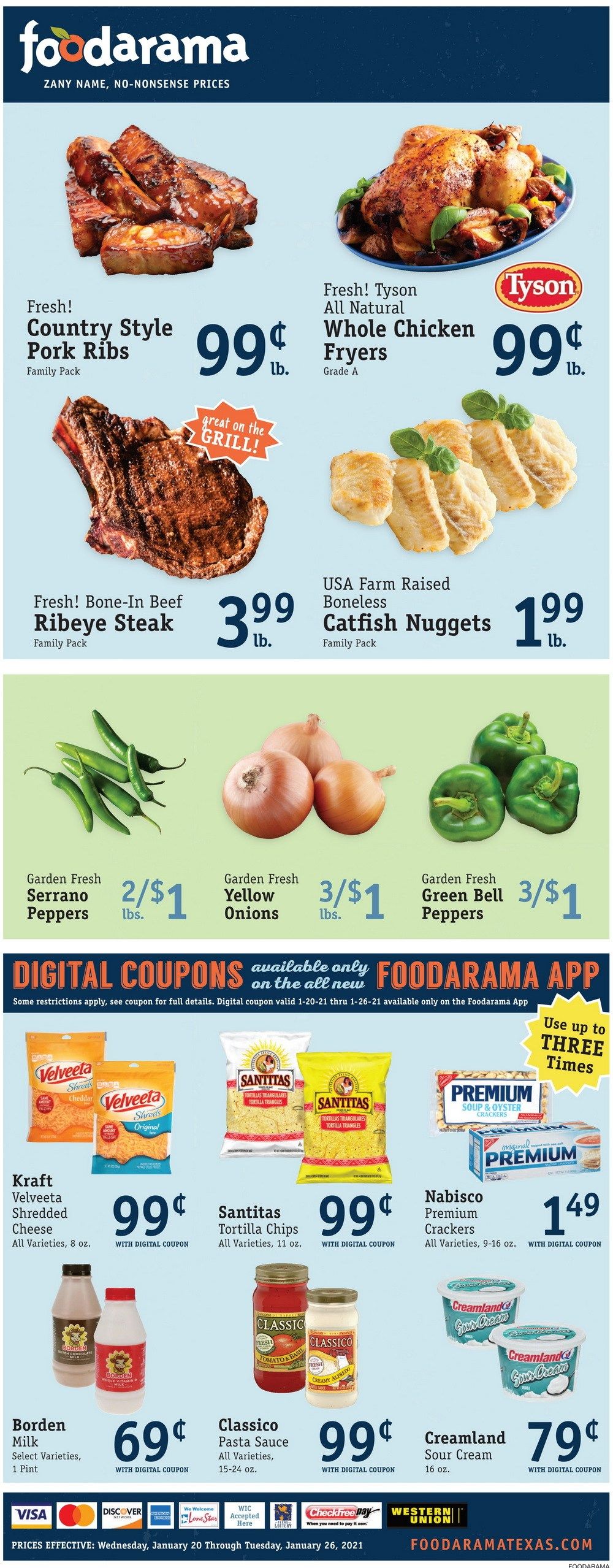 Foodarama Weekly Ad Jan 20 Jan 26, 2021