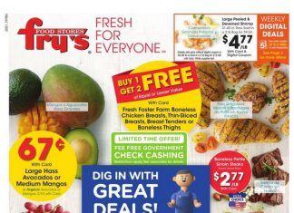 Fry’s Food Weekly Ad Jan 20 – Jan 26, 2021