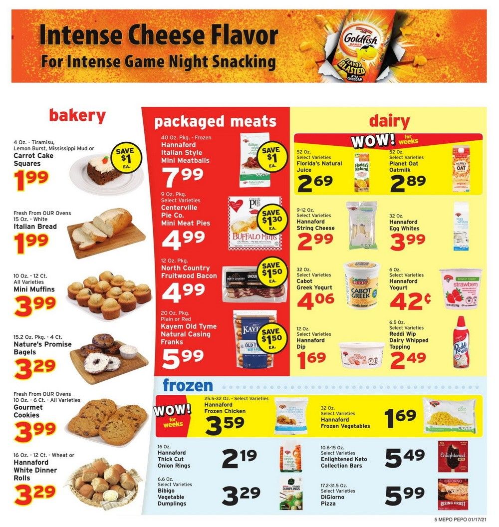 Hannaford Weekly Ad Jan 17 Jan 23, 2021