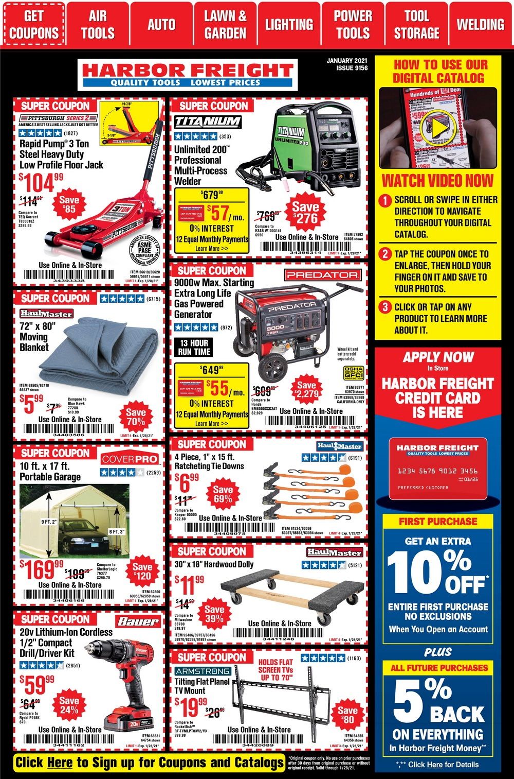 Harbor Freight Flyer Sale Jan 01 Jan 28, 2021