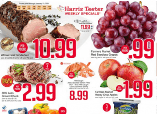Harris Teeter Weekly Ad Jan 13 – Jan 19, 2021