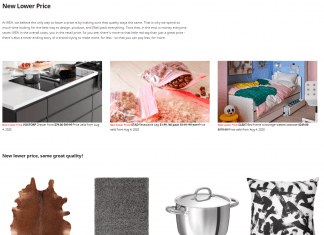 IKEA New Year Ad Sale