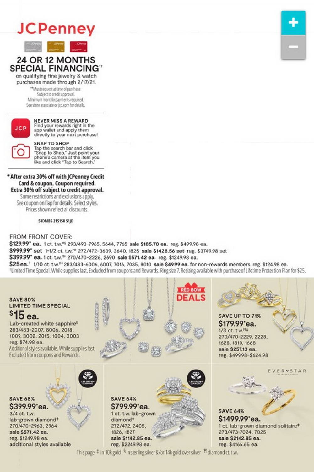 Jcp fine jewelry deals