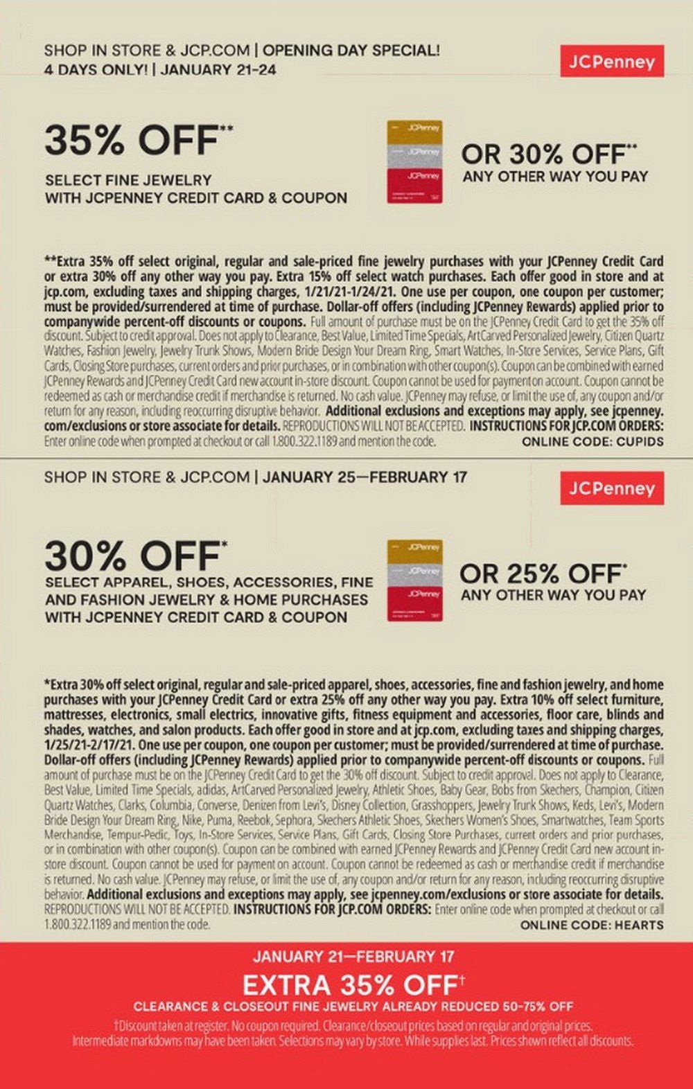 jcpenney valentine's day jewelry sale