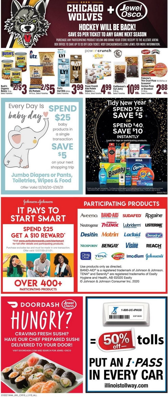 Jewel Osco Four Day Sale Ad Jan 02 - Jan 05, 2021