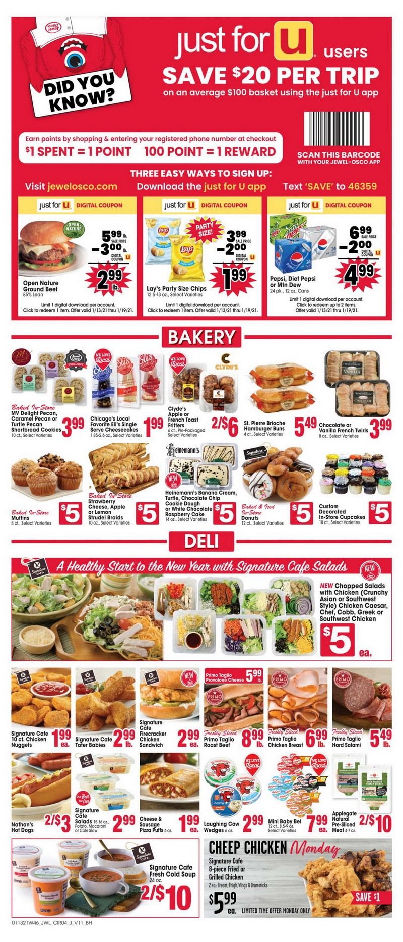 Jewel Osco Weekly Ad Jan 13 Jan 19, 2021