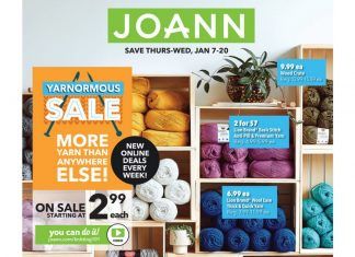 Jo-Ann Weekly Ad Jan 07 – Jan 20, 2021