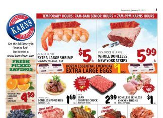 Karns Quality Foods Weekly Ad Jan 12 – Jan 18, 2021
