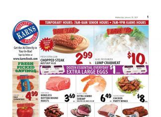Karns Quality Foods Weekly Ad Jan 19 – Jan 25, 2021