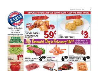 Karns Quality Foods Weekly Ad Jan 26 – Feb 01, 2021