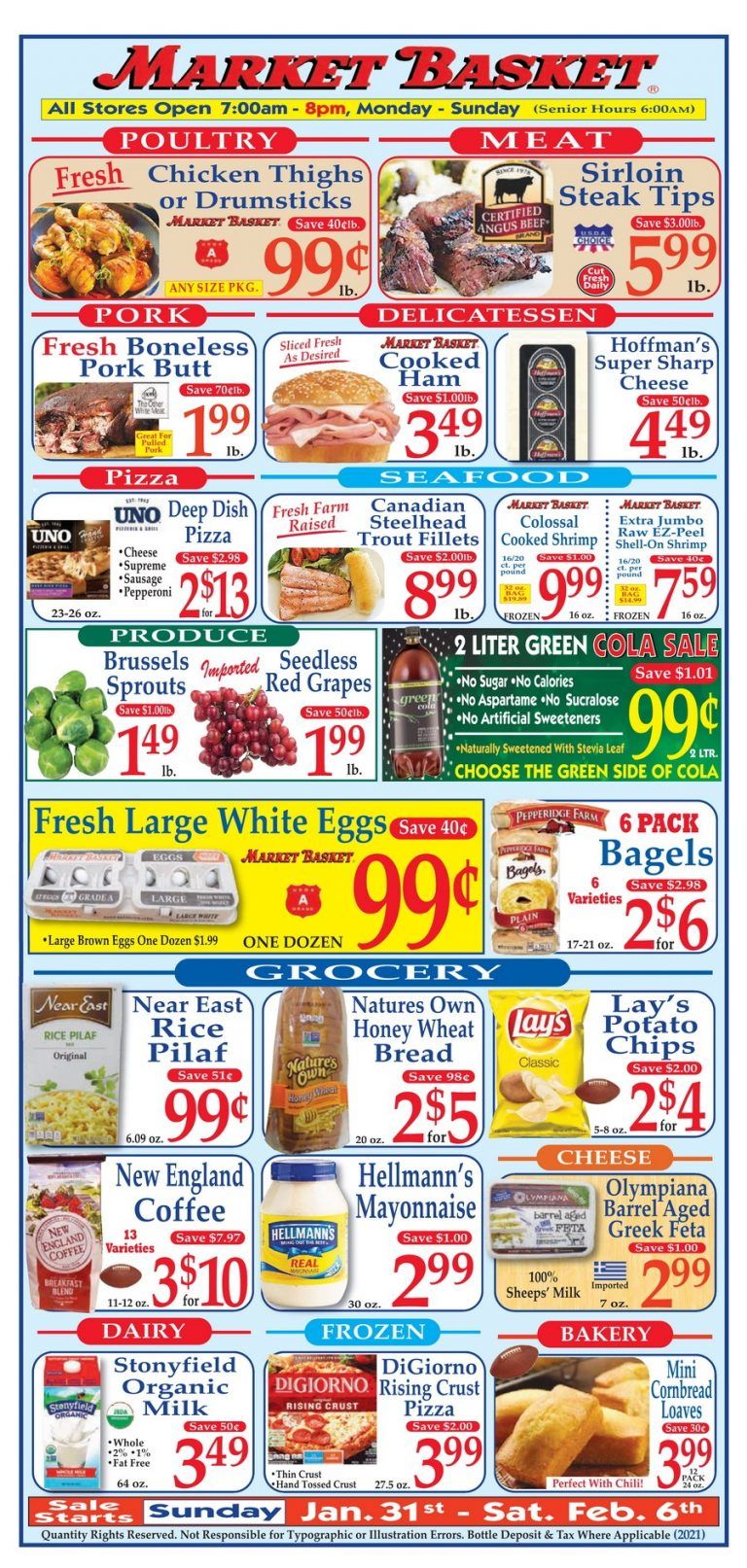 Market Basket Weekly Flyer Jan 31 Feb 06, 2021