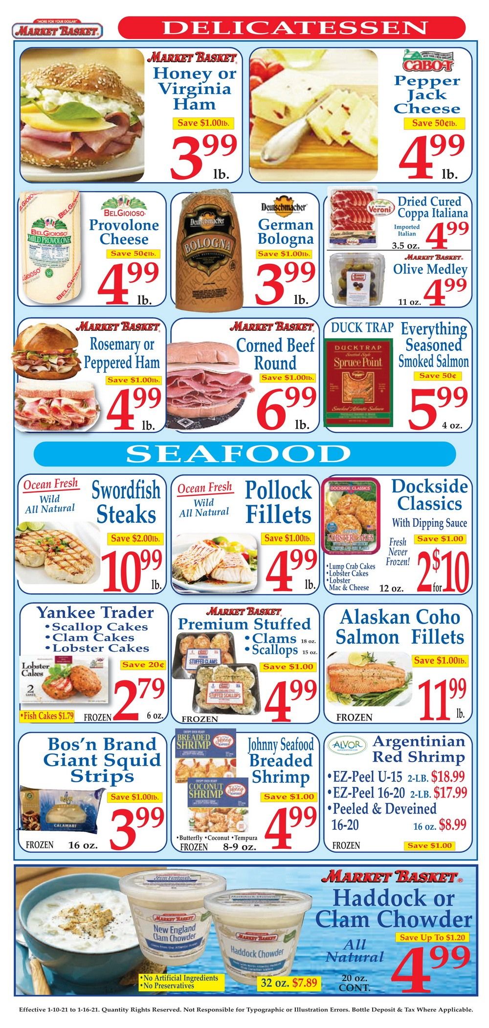 Market Basket Weekly Flyer Jan 10 Jan 16, 2021