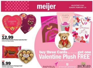 Meijer Valentine’s Day Ad Jan 31 – Feb 06, 2021