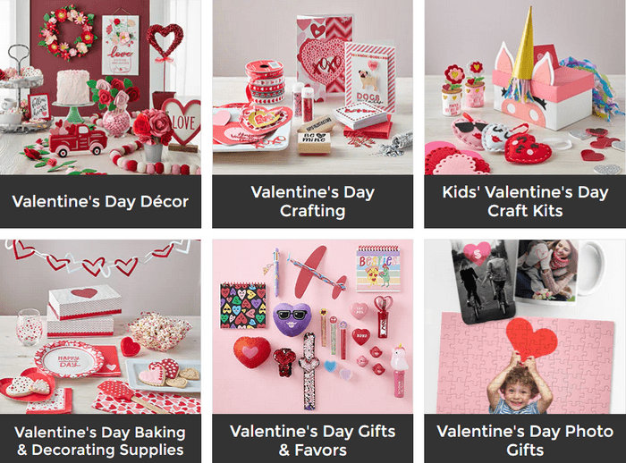 Michaels Valentine's Day Ad