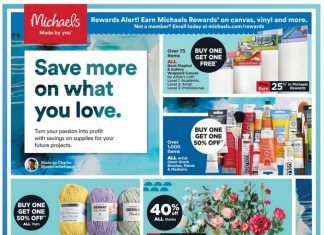 Michaels Weekly Ad Jan 17 – Jan 23, 2021