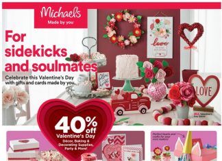 Michaels Weekly Ad Jan 31 – Feb 06, 2021