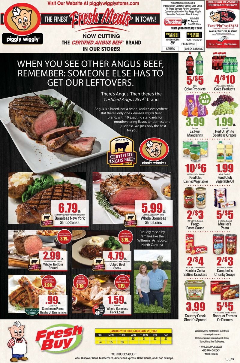 Piggly Wiggly Weekly Ad Jan 20 Jan 26, 2021