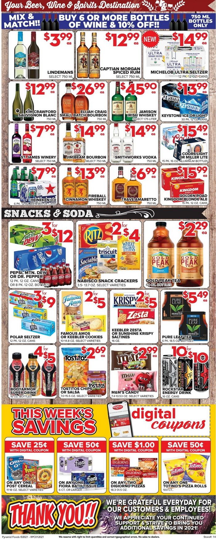Price Cutter Weekly Ad Jan 20 Jan 26, 2021