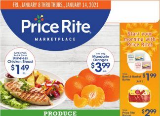 Price Rite Weekly Ad Jan 08 – Jan 14, 2021