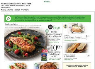 Publix Weekly Ad Jan 06 – Jan 12, 2021