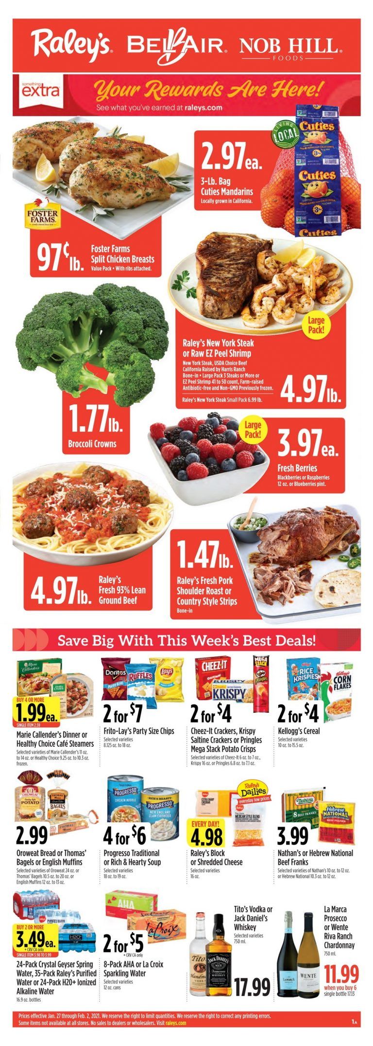 Raley's Supermarkets Weekly Ad Jan 27 Feb 02, 2021