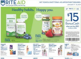 Rite Aid Weekly Ad Jan 17 – Jan 23, 2021