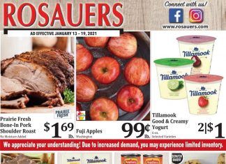 Rosauers Weekly Ad Jan 13 – Jan 19, 2021