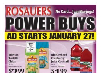 Rosauers Monthly Ad Jan 27 – Mar 02, 2021