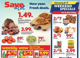 Save A Lot Weekly Ad Jan 06 – Jan 12, 2021