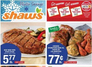 Shaw’s Weekly Ad Jan 22 – Jan 28, 2021