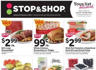 Stop & Shop Weekly Ad Jan 29 – Feb 04, 2021
