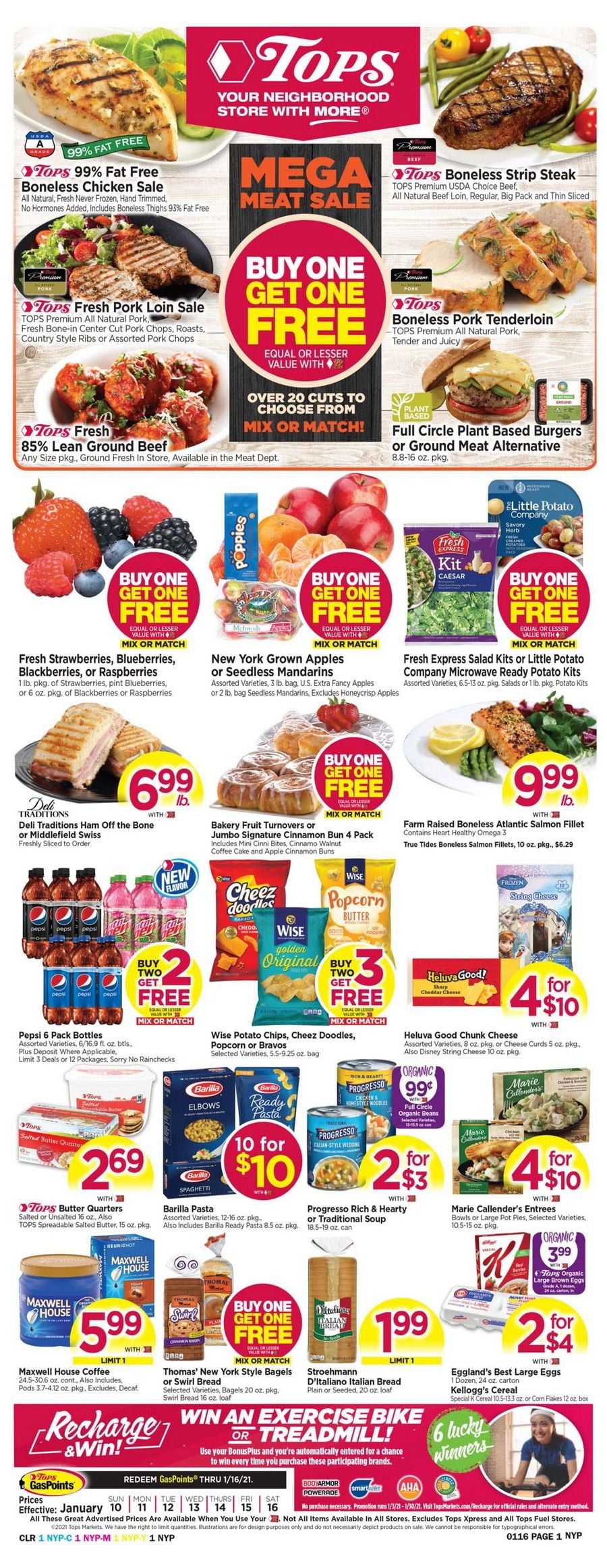 Tops Weekly Ad Jan 10 Jan 16, 2021