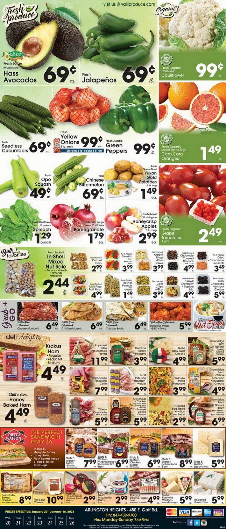 Valli Produce Weekly Ad Jan 20 Jan 26, 2021