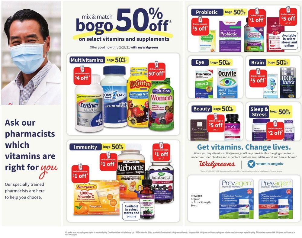 Walgreens Weekly Ad Jan 10 Jan 16, 2021
