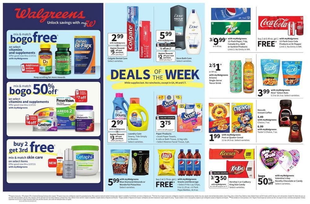Walgreens Weekly Ad Jan 24 Jan 30, 2021