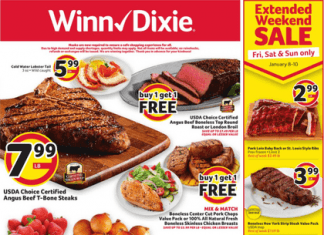 Winn-Dixie Weekly Ad Jan 06 – Jan 12, 2021