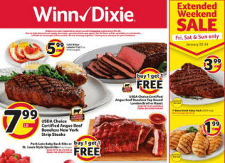 Winn-Dixie Weekly Ad Jan 20 – Jan 27, 2021