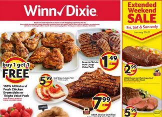 Winn-Dixie Weekly Ad Jan 27 – Feb 02, 2021