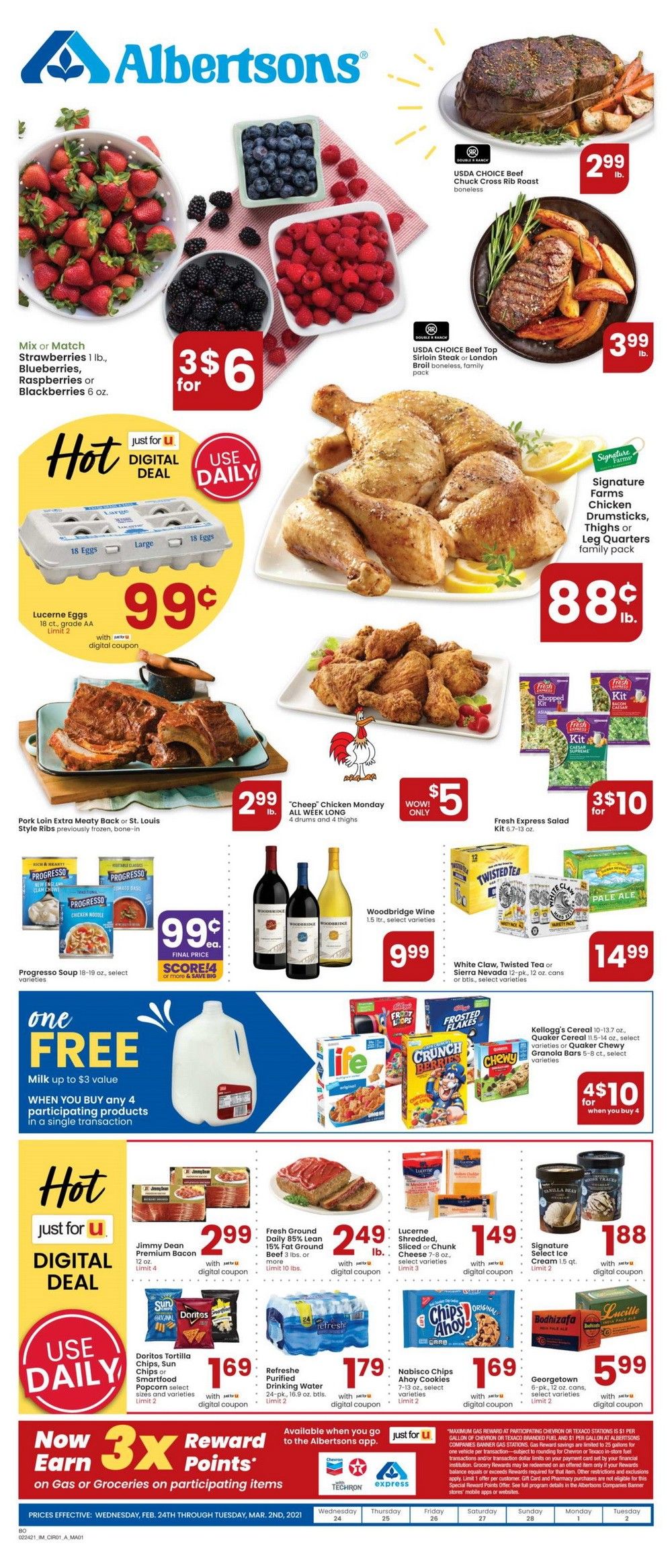 Albertsons Weekly Ad Feb 24 Mar 02, 2021