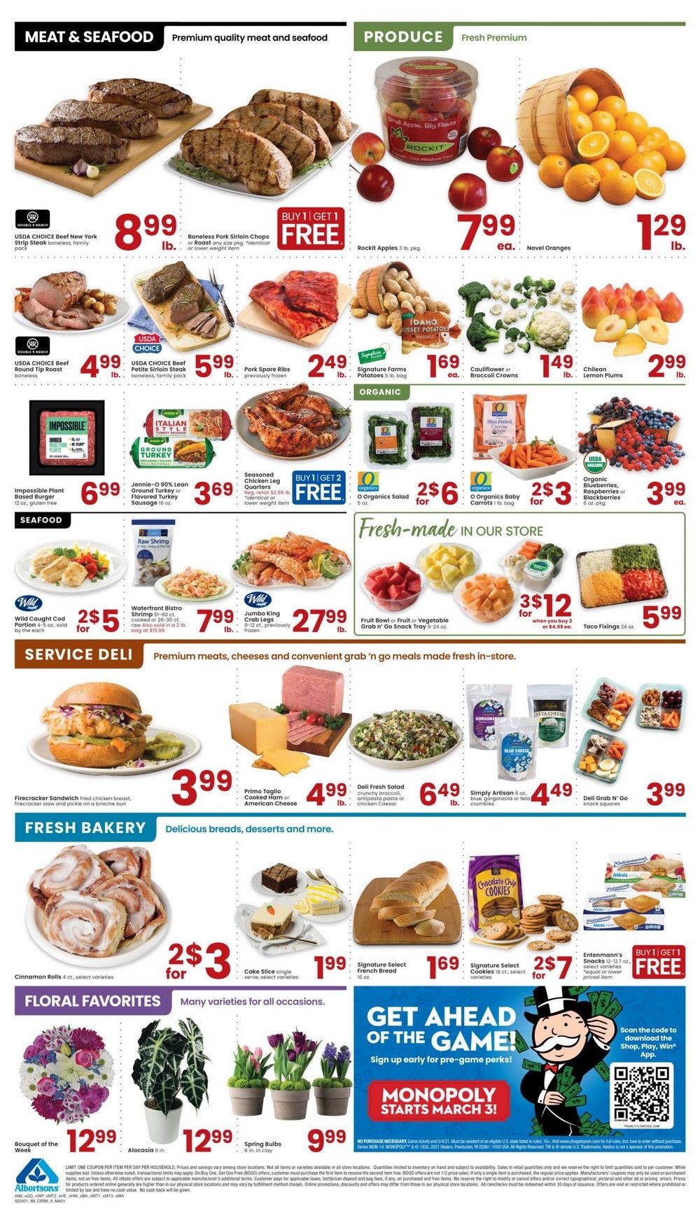 Albertsons Weekly Ad Feb 24 Mar 02, 2021